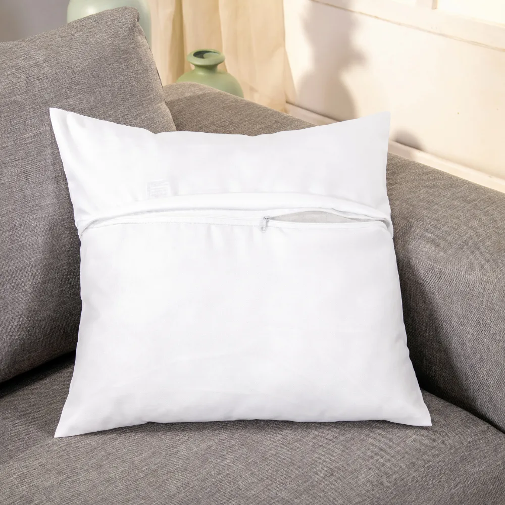 Capa de Almofada Lisa — Linha Basic Natal — Branco