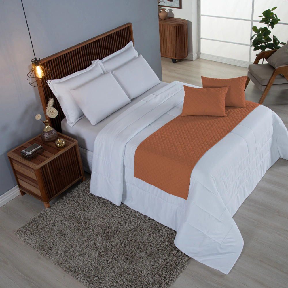 Kit Comfort Peseira de Cama com Almofadas