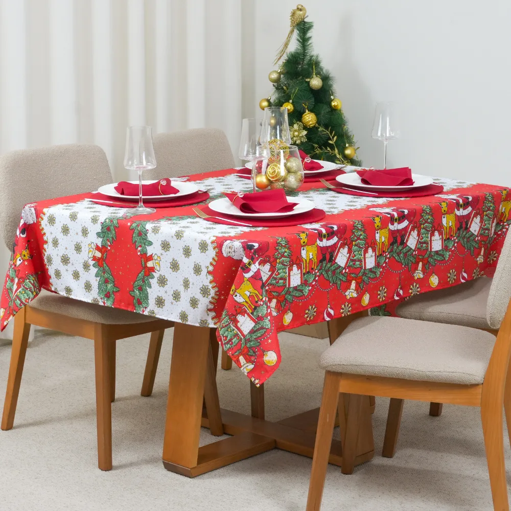 Toalha de Mesa Brilhare — Natal