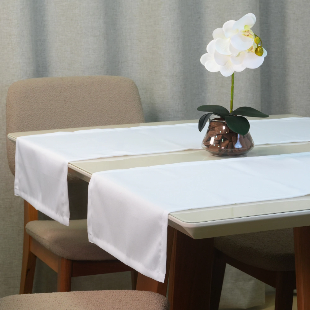 Caminho de Mesa Oxford — Linha Basic — Branco