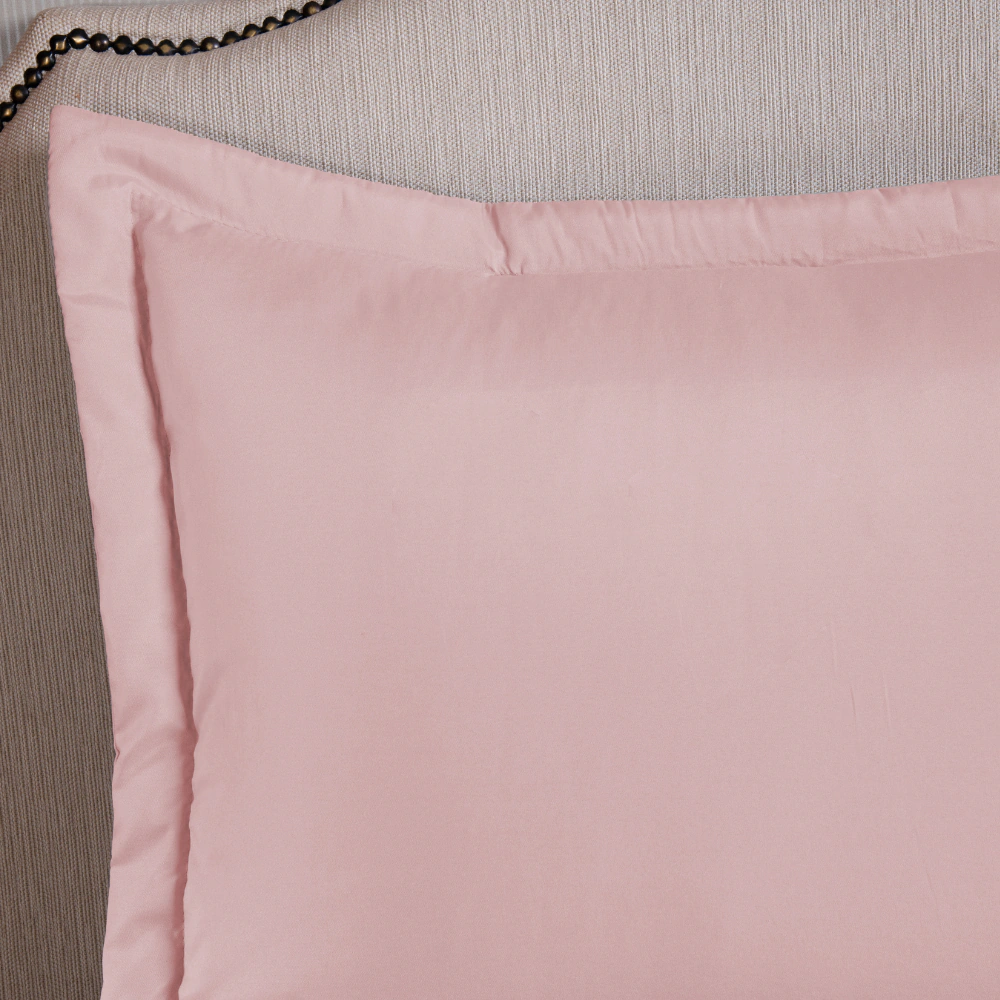 Porta Travesseiro Versatile com Aba Americana 300 Fios — Rosa