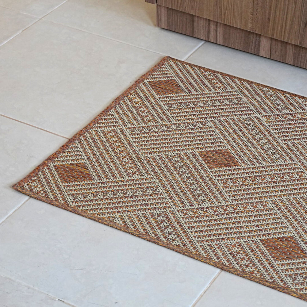 Tapete Passadeira Antiderrapante Sisal – Terracota — Terracota
