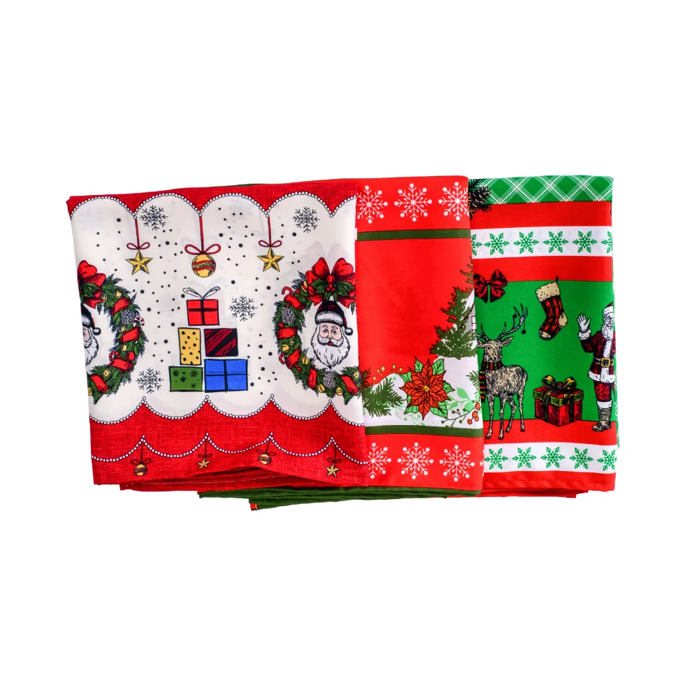 Toalha de Mesa Oxford Estampada — Natal